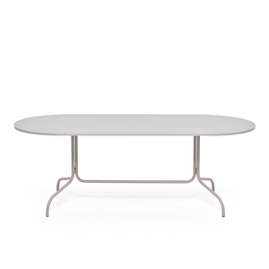 Friday Beige Oval Dining Table