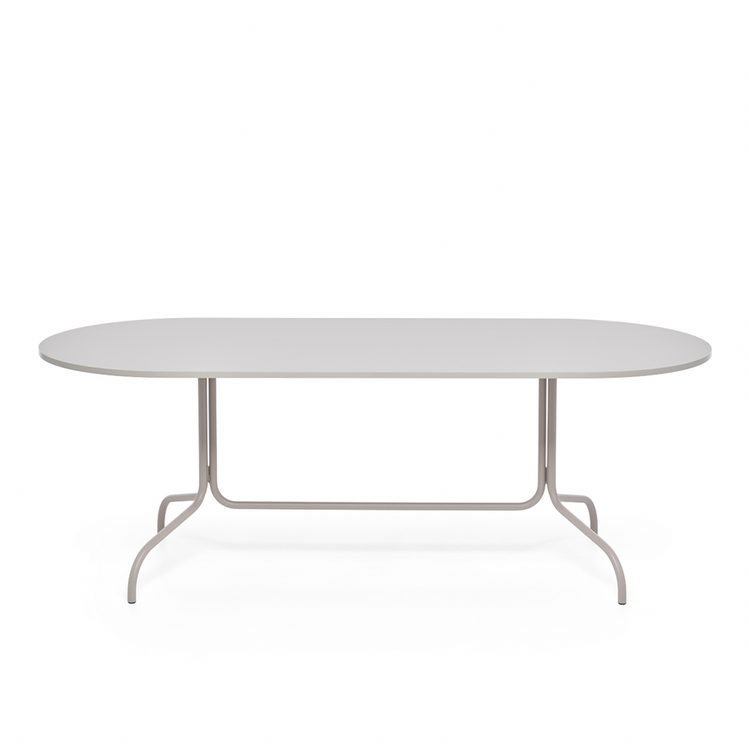Friday Beige Oval Dining Table