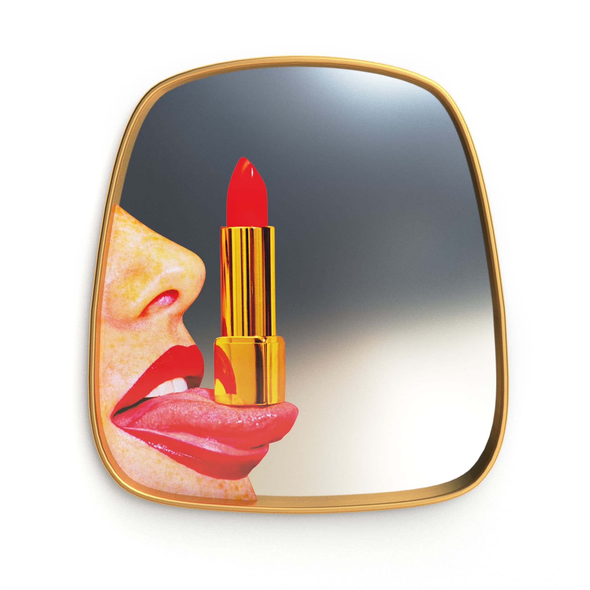 TOILETPAPER Lipstick Gold Mirror | Mad Atelier