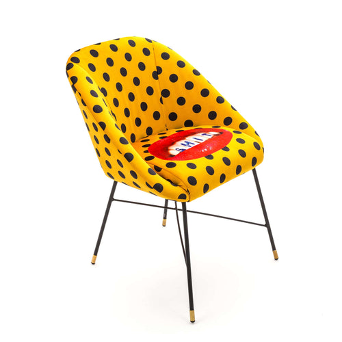 Toiletpaper Padded Chair Polka Dots