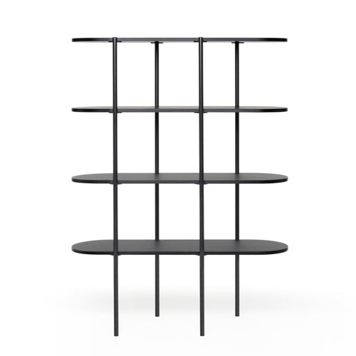 Sonia Black Shelving System High