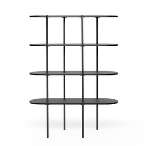 Sonia Black Shelving System High