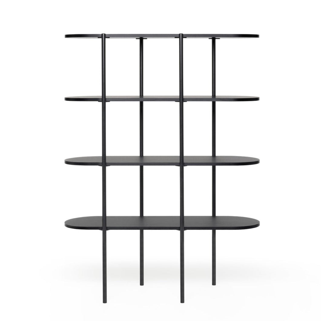 Sonia Black Shelving System High