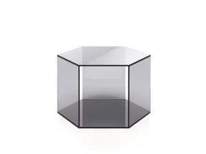 Hexagon Grey Large Side Table