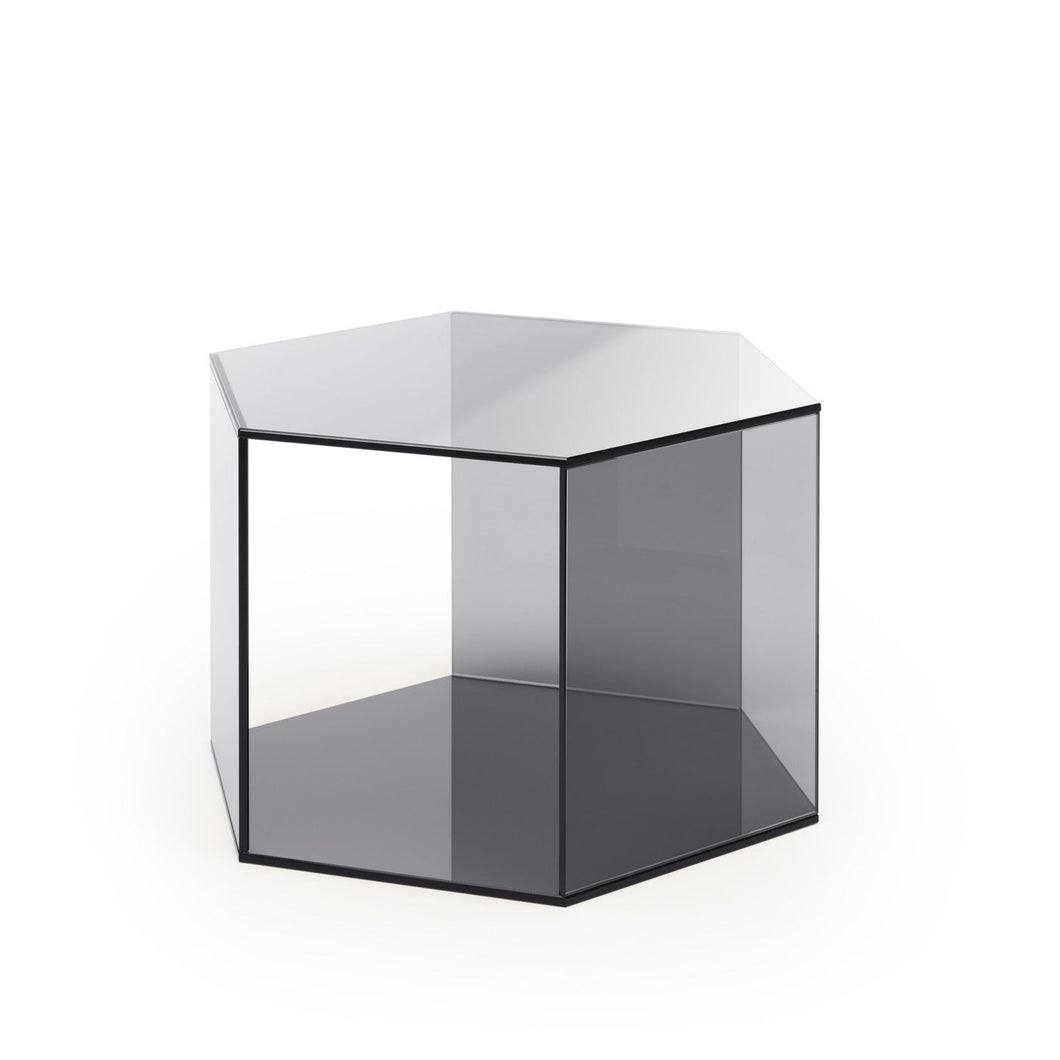 Hexagon Grey Large Side Table