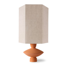 Load image into Gallery viewer, HKliving Terra Table Lamp - Large Natural Hexagonal Shade
