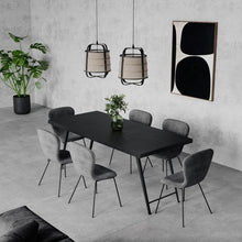 Load image into Gallery viewer, Ohio Black Dining Table
