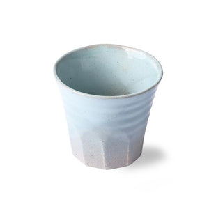 HKliving Grey & Blue Ceramic Mug