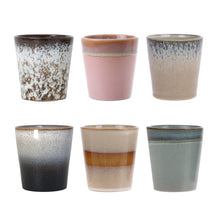 Load image into Gallery viewer, HKliving 70&#39;s Ceramic Oberon Coffee Cups - Set of Six