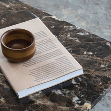 Load image into Gallery viewer, Curve Brown Marble Coffee Table