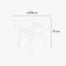 Load image into Gallery viewer, TIPTOE New Modern Round Table | Recycled Plastic