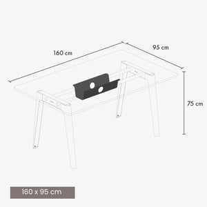 Tiptoe Meeting Table | 3 Sizes
