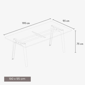 Tiptoe Meeting Table | 3 Sizes