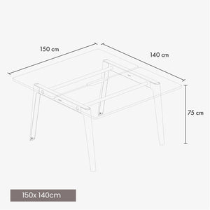 TIPTOE 2 Seater Workbench – Plywood