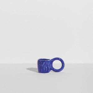 Donut Set Of Two Espresso Cups - Blue