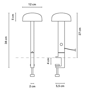 NOD Clamp-on Lamp
