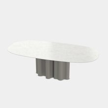 Load image into Gallery viewer, Teatro Magico Oval Dining Table Pedestal Base - 2 Sizes