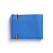 Load image into Gallery viewer, Carre Royal Minimalist Wallet with Coin Pocket - Blue