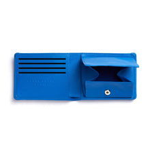 Load image into Gallery viewer, Carre Royal Minimalist Wallet with Coin Pocket - Blue