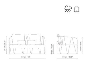 Lagarto Outdoors Sofa