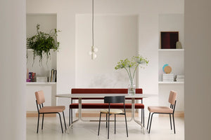 Friday Beige Oval Dining Table