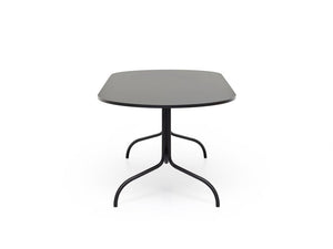 Friday Black Oval Dining Table