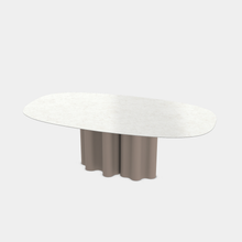 Load image into Gallery viewer, Teatro Magico Oval Dining Table Pedestal Base - 2 Sizes