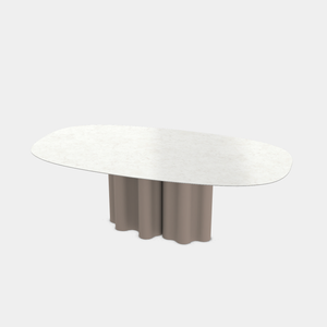 Teatro Magico Oval Dining Table Pedestal Base - 2 Sizes