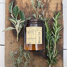 Load image into Gallery viewer, Rosemary Lavender &amp; Clary Sage Soy Wax Candle