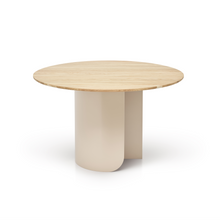Load image into Gallery viewer, Plateau Round Dining Table Oak Top