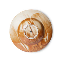 Load image into Gallery viewer, HKliving Rustic Cream/Brown Pasta Plate