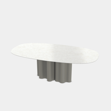 Load image into Gallery viewer, Teatro Magico Oval Dining Table Pedestal Base - 2 Sizes