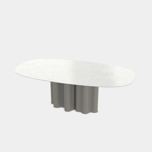Teatro Magico Oval Dining Table Pedestal Base - 2 Sizes