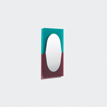 Load image into Gallery viewer, Wander Small Mirror - Emerald &amp; Cherry