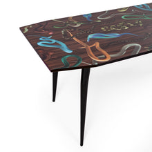 Load image into Gallery viewer, TOILETPAPER Snakes On Wood Dining Table - Ex Display