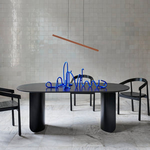 Plateau Oval Dining Table