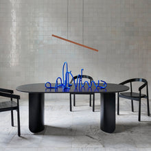 Load image into Gallery viewer, Plateau Oval Dining Table Oak Top