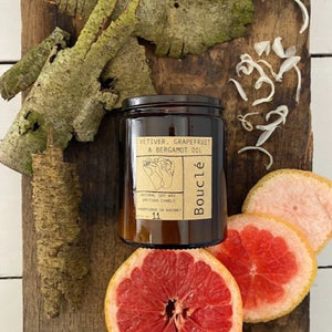 Vetiver, Grapefruit & Bergamot Oil Soy Wax Candle