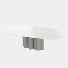 Load image into Gallery viewer, Teatro Magico Oval Dining Table Pedestal Base - 2 Sizes